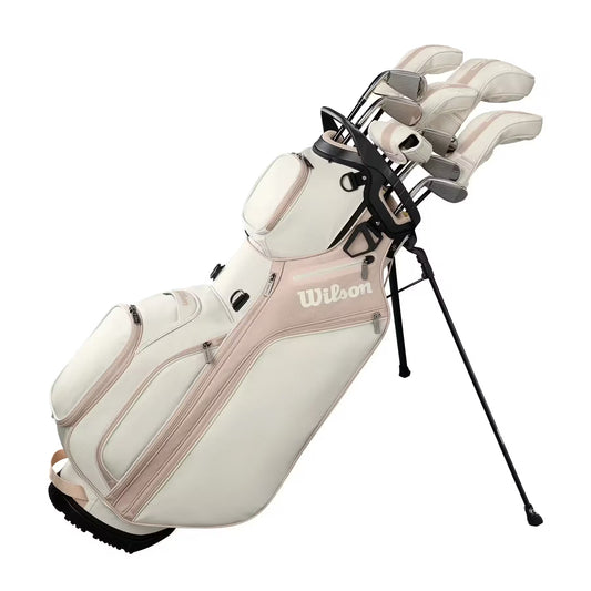 Lynx Boom Boom Set close-up of the square mallet putter head with alignment lines on a white background